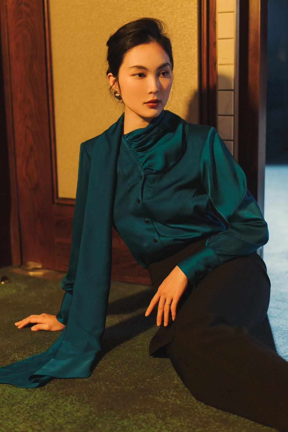 Atco Tie Necked Blouse MEAN BLVD