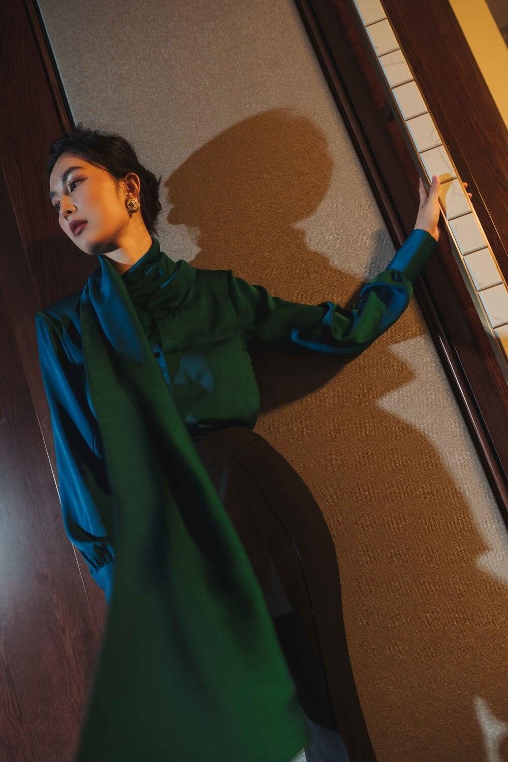 Atco Tie Necked Blouse MEAN BLVD