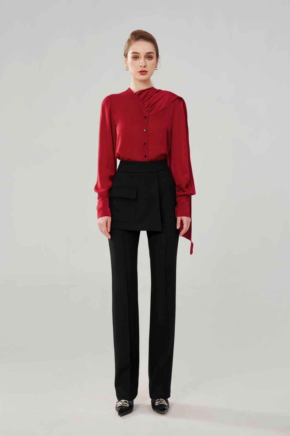 Atco Tie Necked Blouse MEAN BLVD