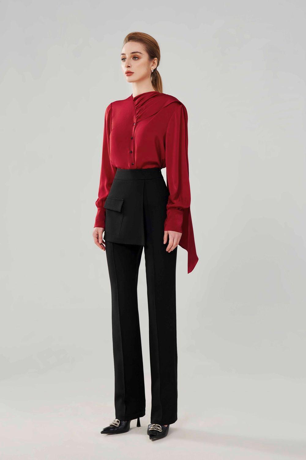 Atco Tie Necked Blouse MEAN BLVD