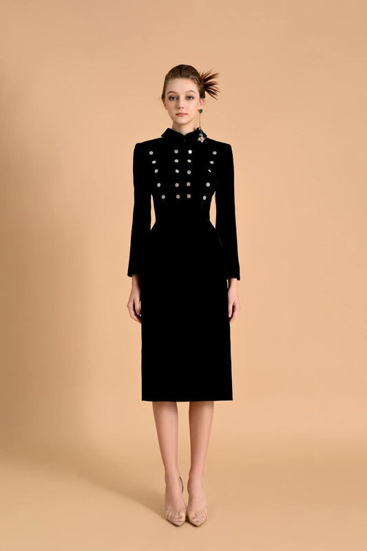 Atkins Cape Sleeves Dress MEAN BLVD