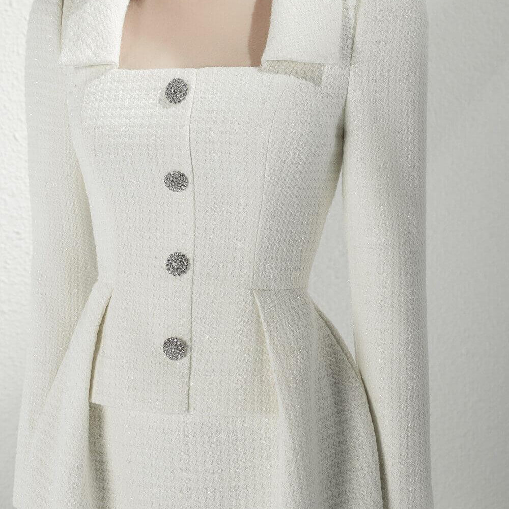 Audre Square Neck Mini Dress MEAN BLVD