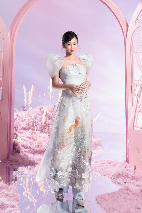 Azure Organza 2pcs 033 main image 1