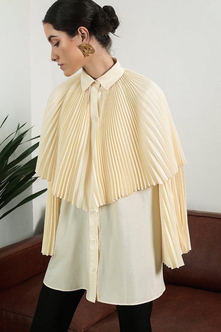 Bailey Pleated Top MEAN BLVD