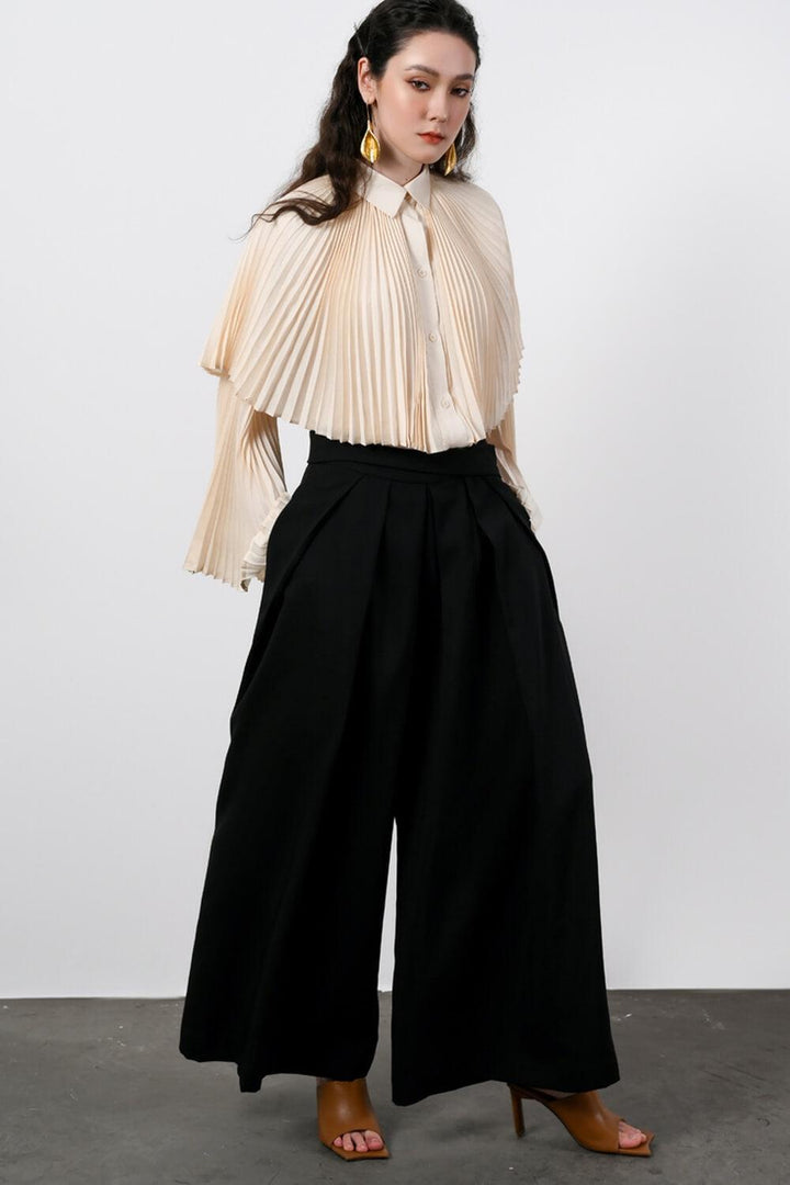 Bailey Pleated Top MEAN BLVD