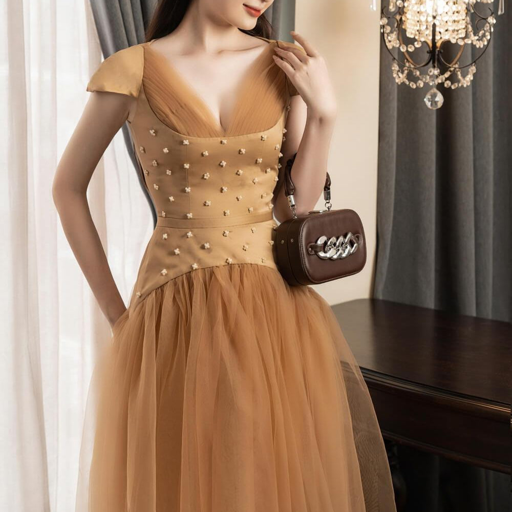 Baxenda Heart Neck Dress MEAN BLVD