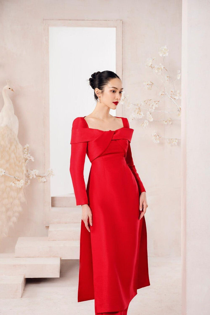 Beetle Square Neck Ao Dai | MEAN BLVD