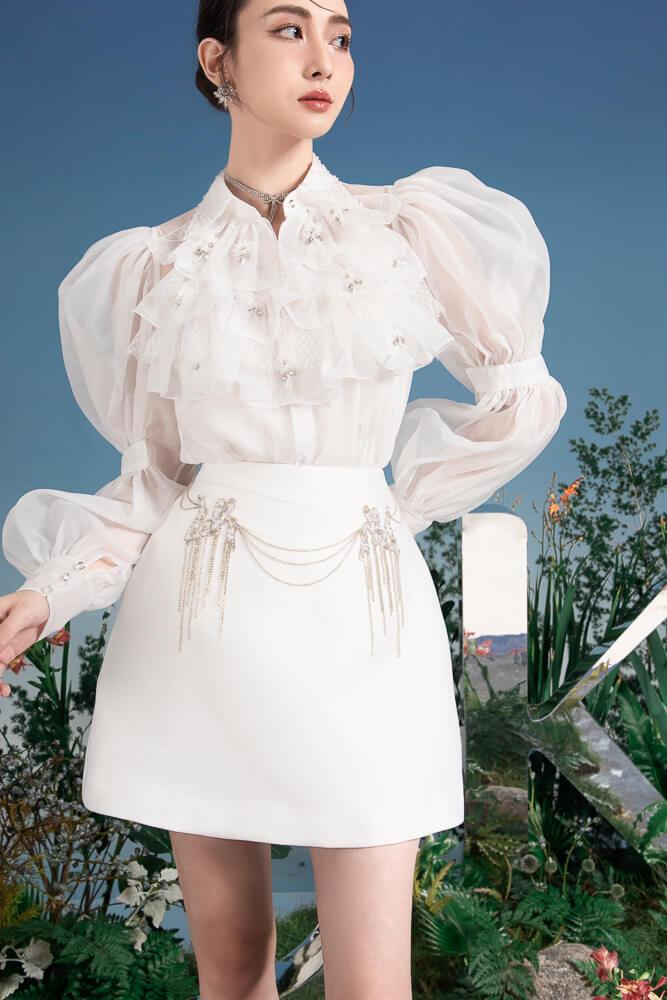 Bloom Puffy Sleeves Blouse MEAN BLVD