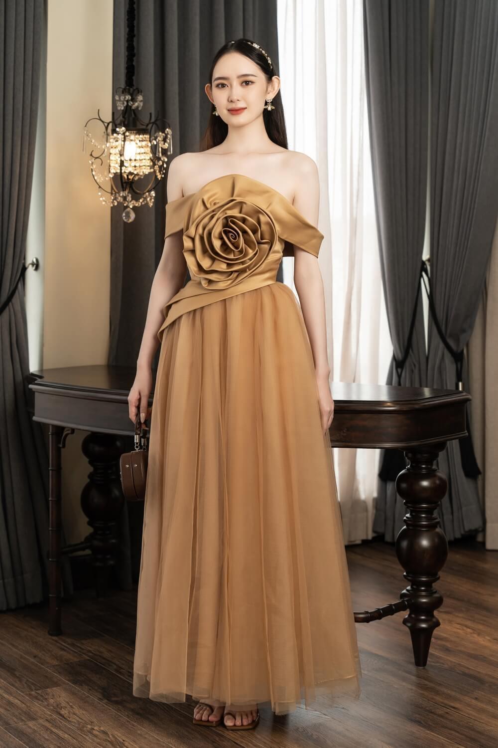 Blunt Off-Shoulder Dress MEAN BLVD
