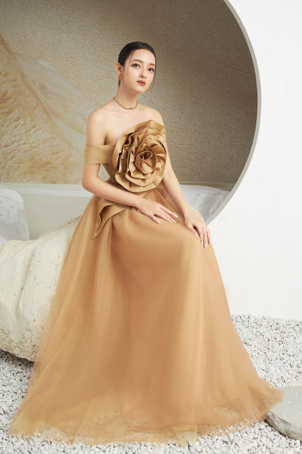 Blunt Off-Shoulder Dress MEAN BLVD