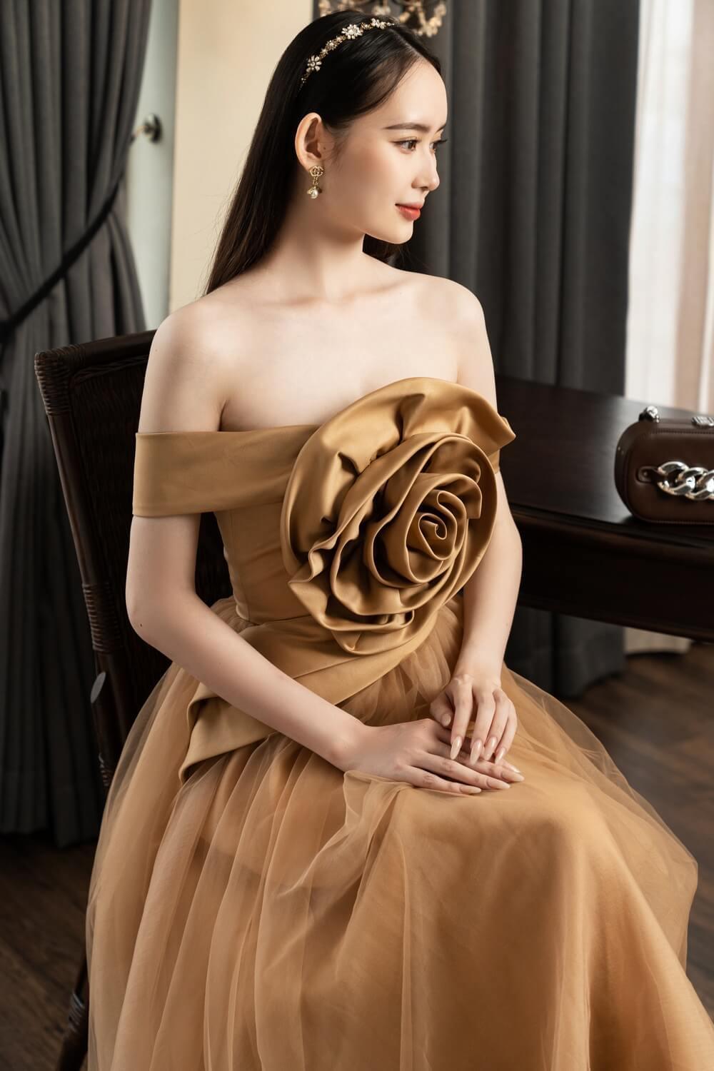 Blunt Off-Shoulder Dress MEAN BLVD