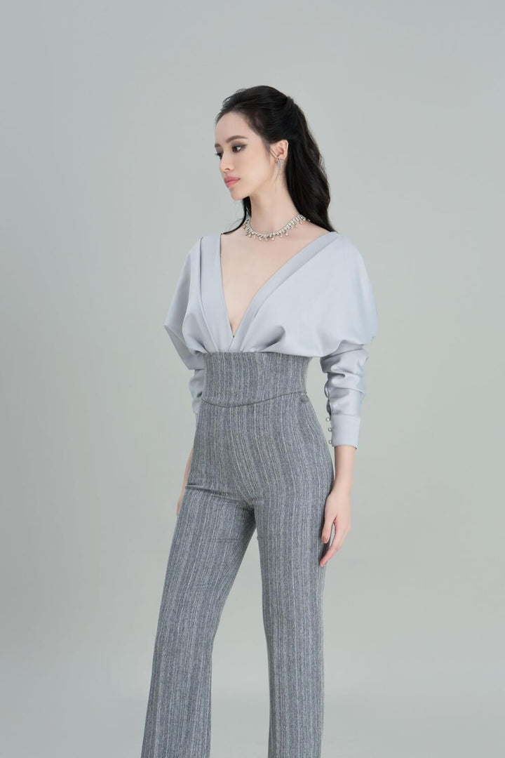 Bonnir Deep V-Neck Jumpsuit MEAN BLVD