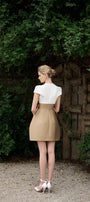 Bovy A-line Short Sleeved Taffeta Mini Dress - MEAN BLVD