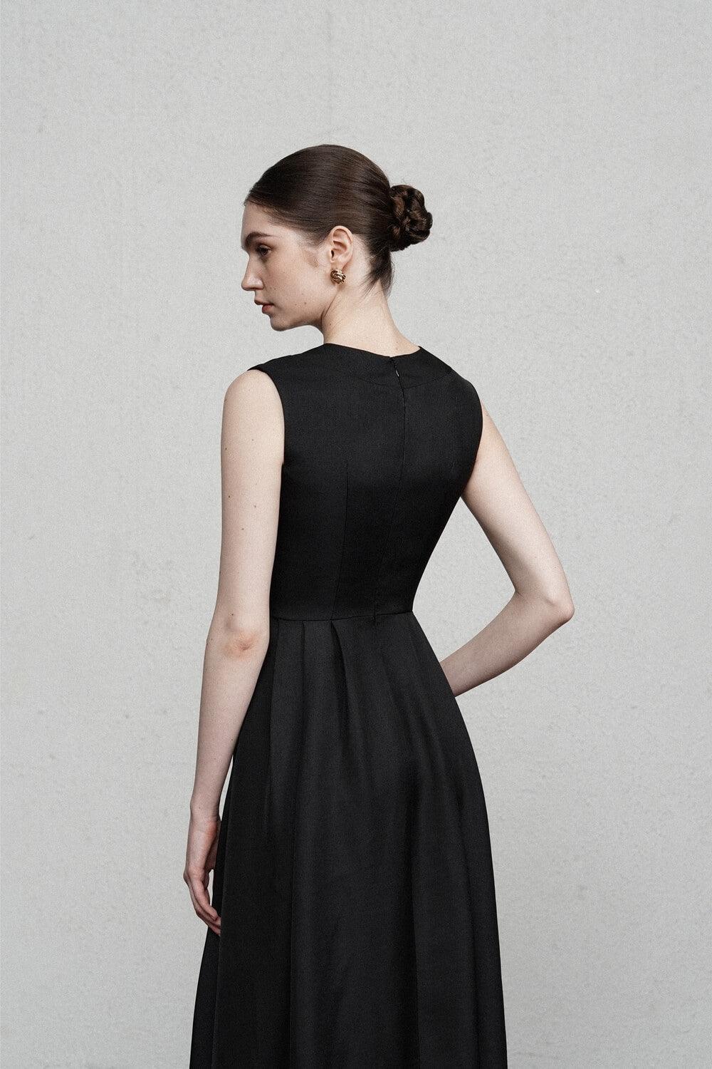 Camila A-line V-Neck Modal Maxi Dress MEAN BLVD