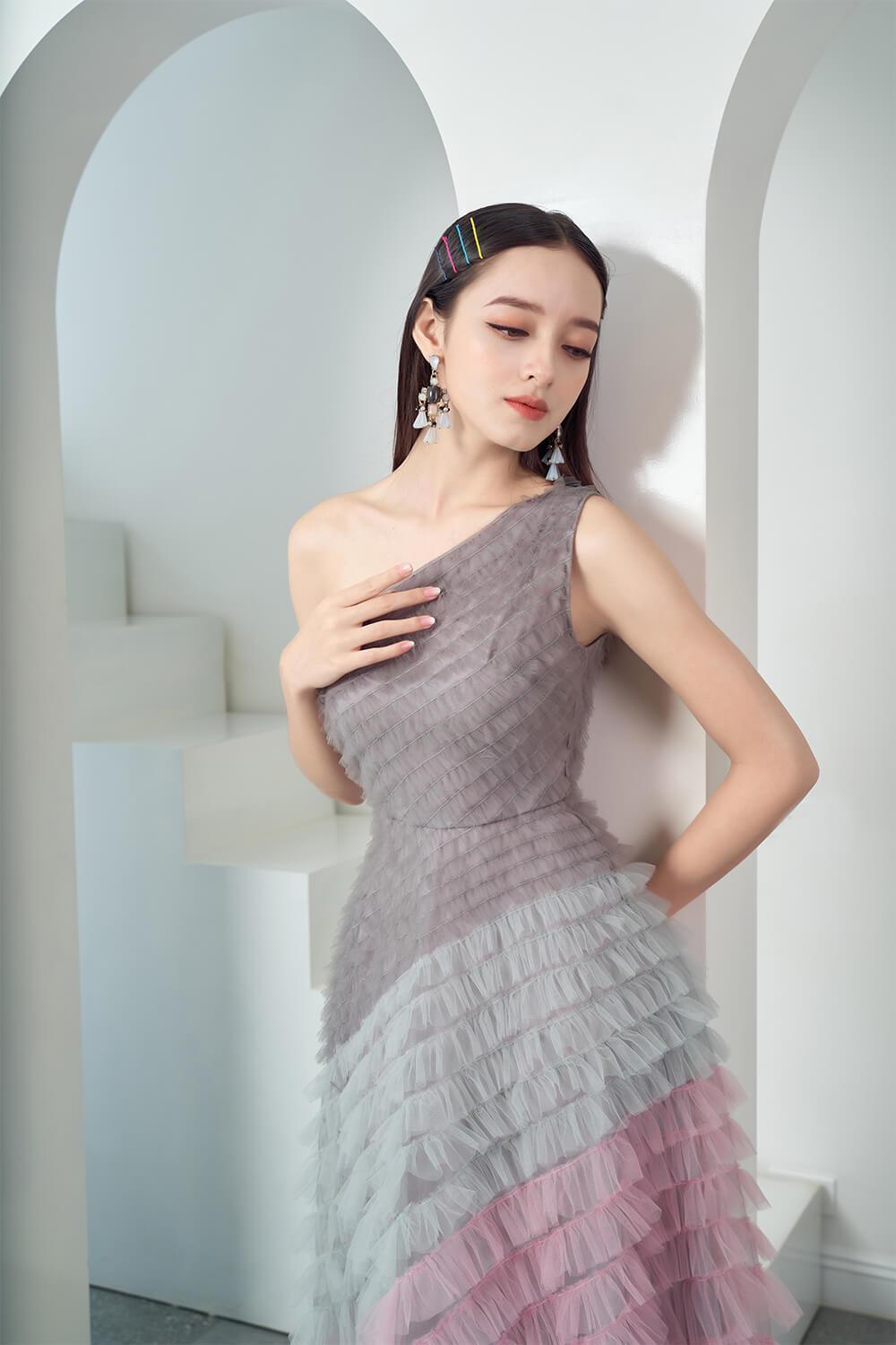 Catacomb One Shoulder Dress MEAN BLVD
