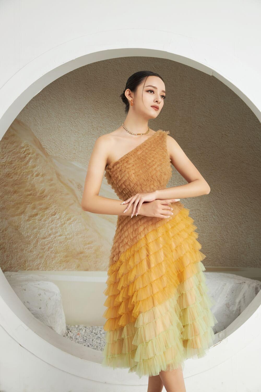 Catacomb One Shoulder Dress MEAN BLVD
