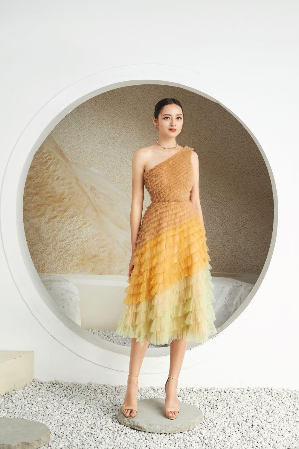 Catacomb One Shoulder Dress MEAN BLVD