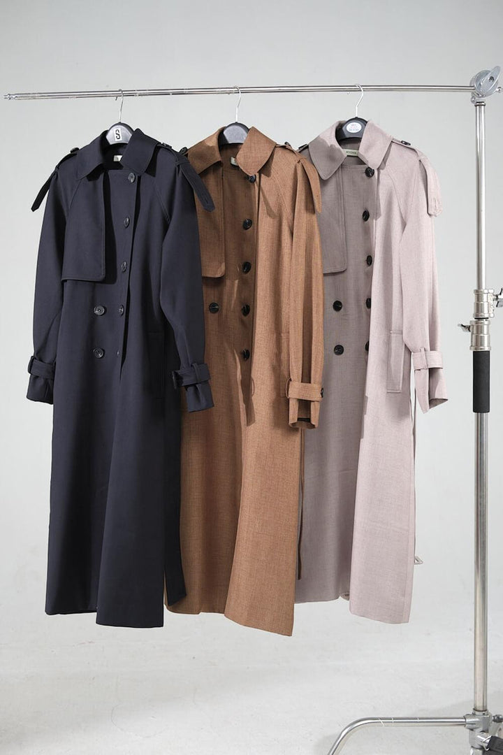 Catherine Storm Flap Trench Coat MEAN BLVD