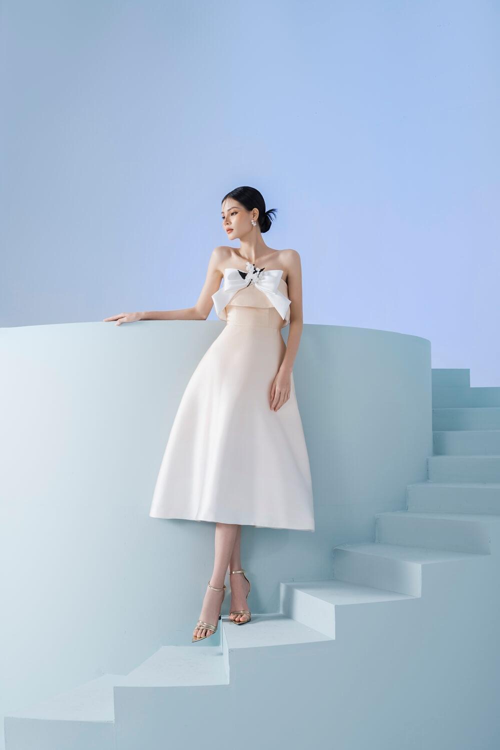 Celina Straight Across Dress MEAN BLVD