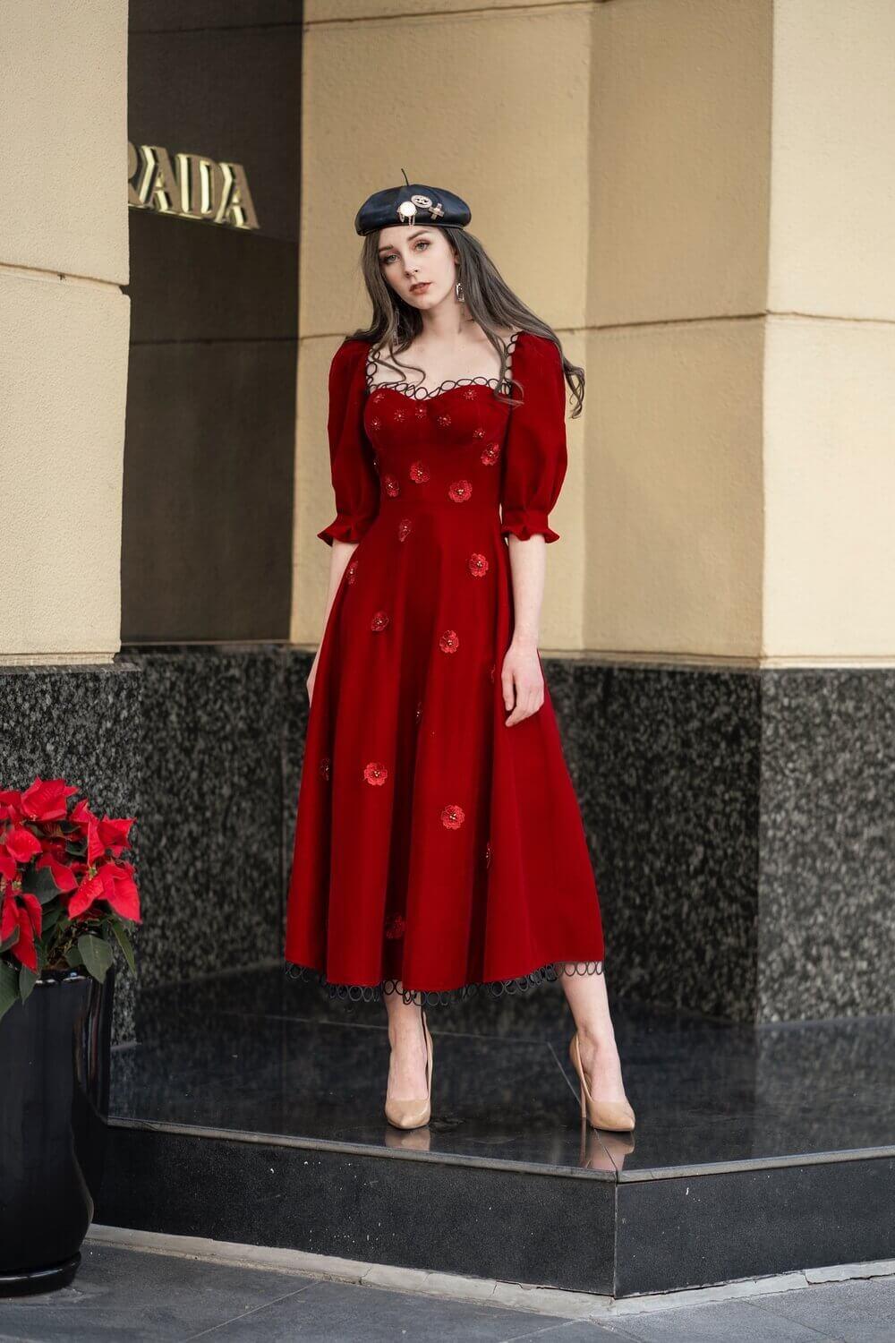 Chastain Middle Sleeves Dress MEAN BLVD