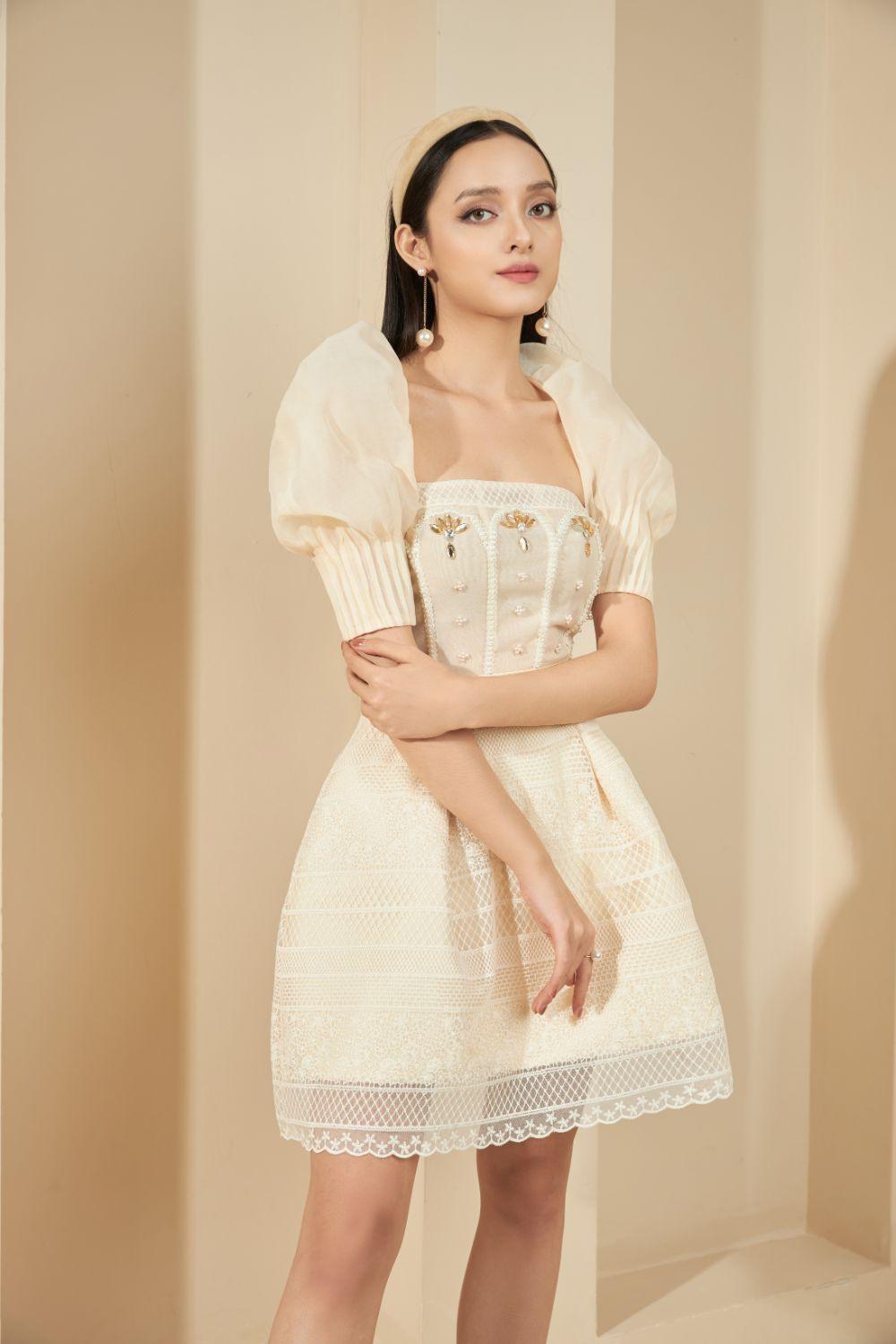 Christina Puffy Shoulder Dress MEAN BLVD