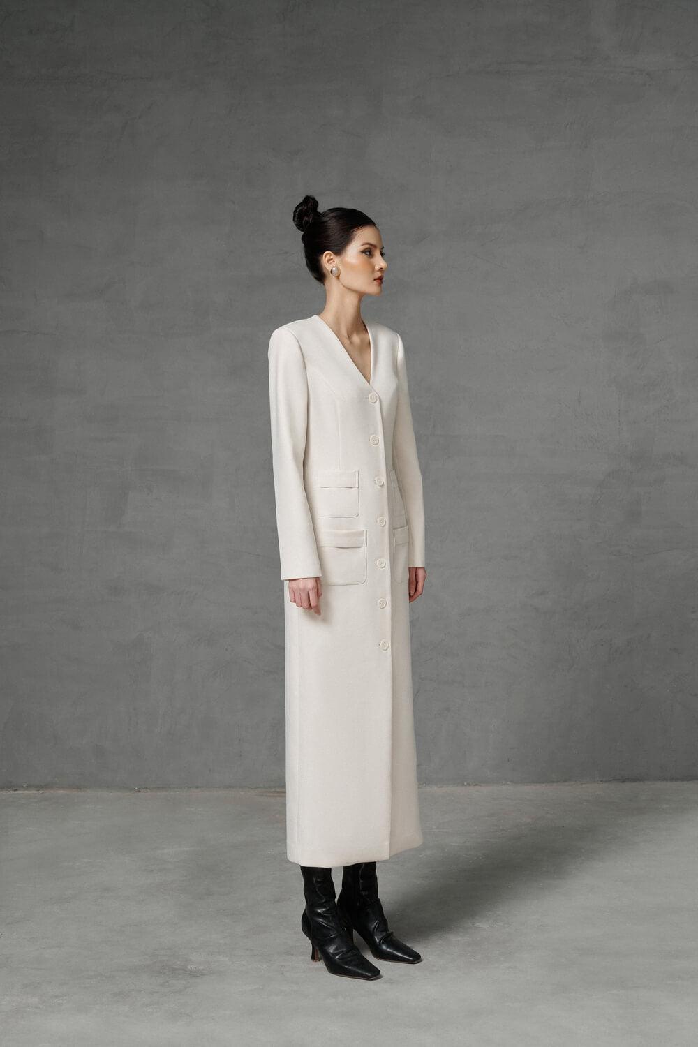 Cosima Button Dress MEAN BLVD