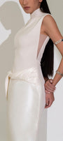 Dai Asymmetric Sleeveless Ribbed Cotton Top MEAN BLVD