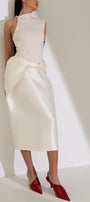 Dai Asymmetric Sleeveless Ribbed Cotton Top MEAN BLVD