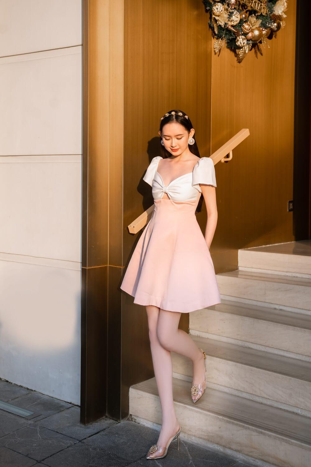 Dana Bowtie Dress MEAN BLVD