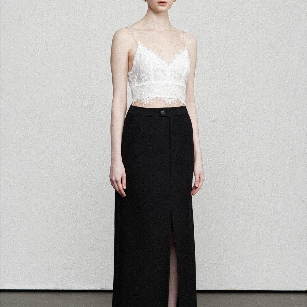 Dayana Cropped Camisole Lace Bralette MEAN BLVD