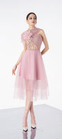 Dormer Asymmetric Sleeves Dress MEAN BLVD