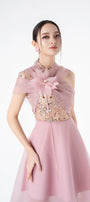Dormer Asymmetric Sleeves Dress MEAN BLVD