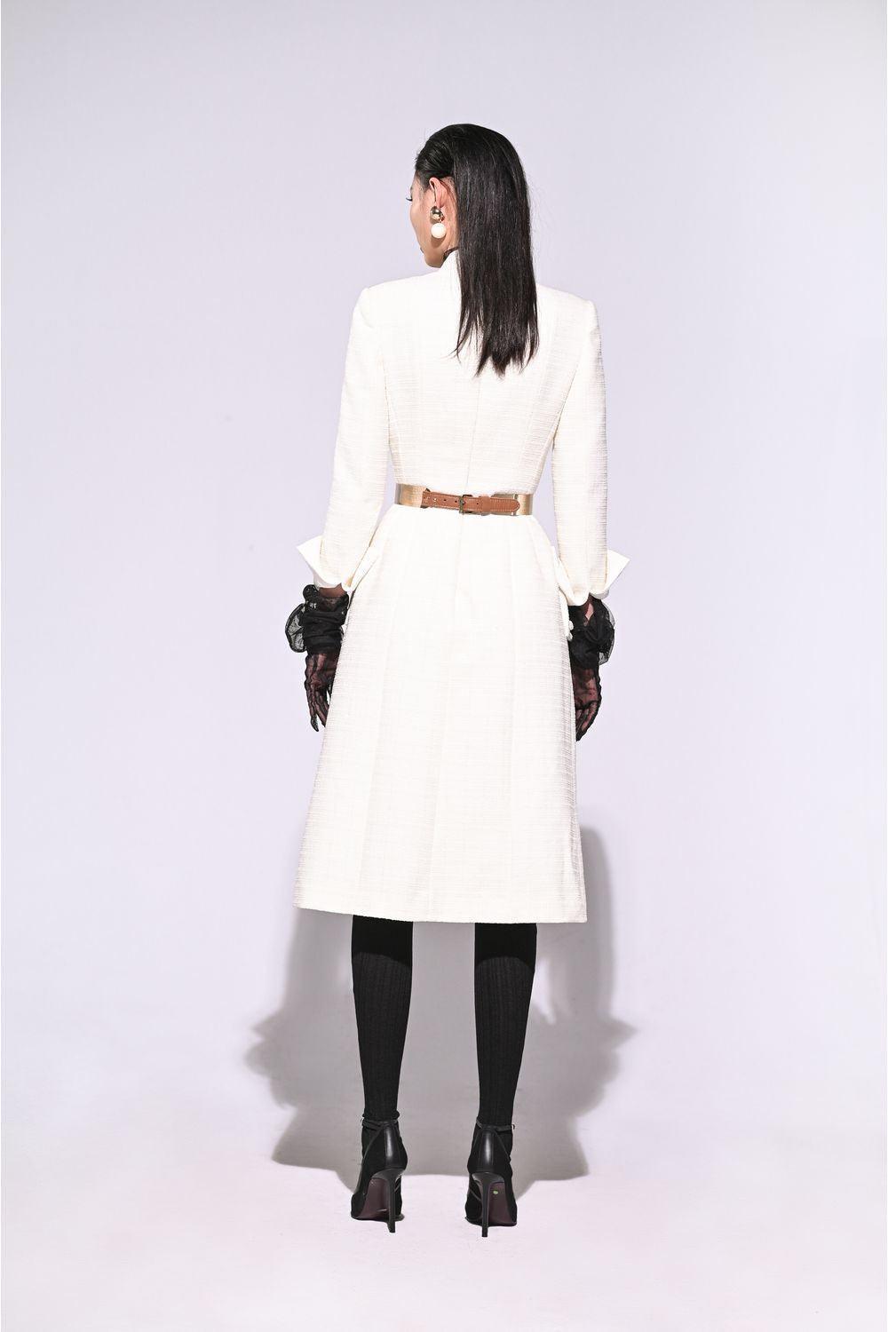 Eli Long Sleeved Tweed Dress MEAN BLVD