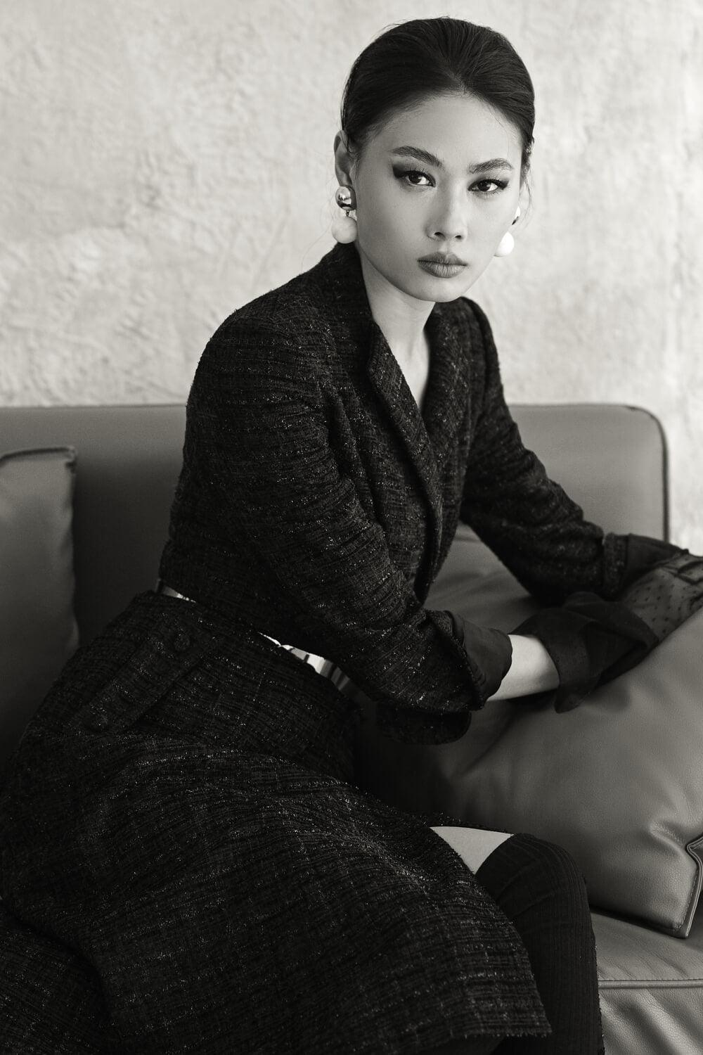 Eli Long Sleeved Tweed Dress MEAN BLVD