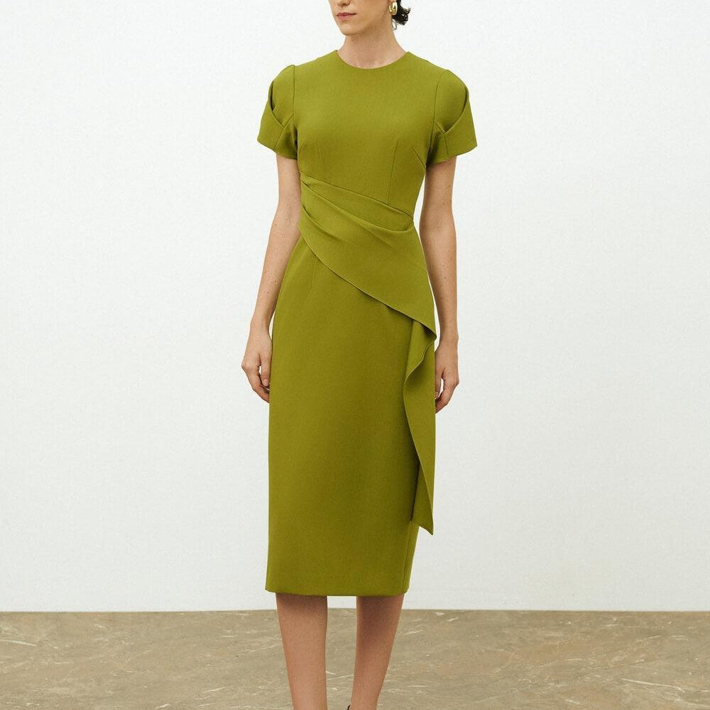Ella Ruffle Flap Dress MEAN BLVD