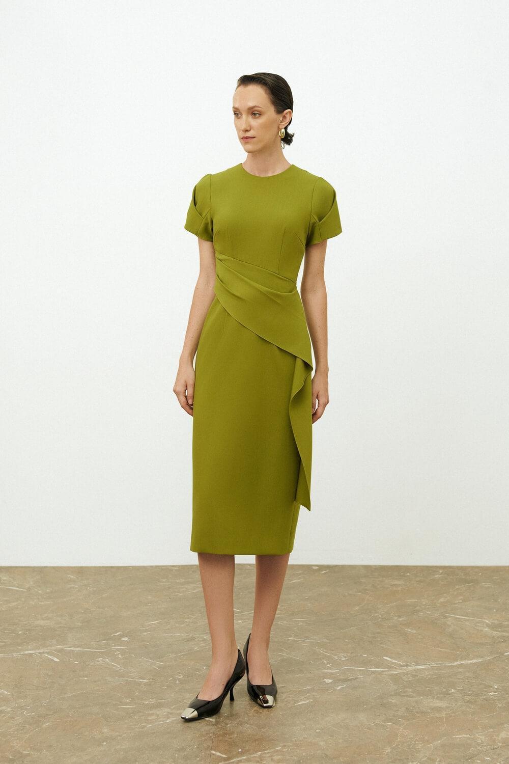 Ella Ruffle Flap Dress MEAN BLVD