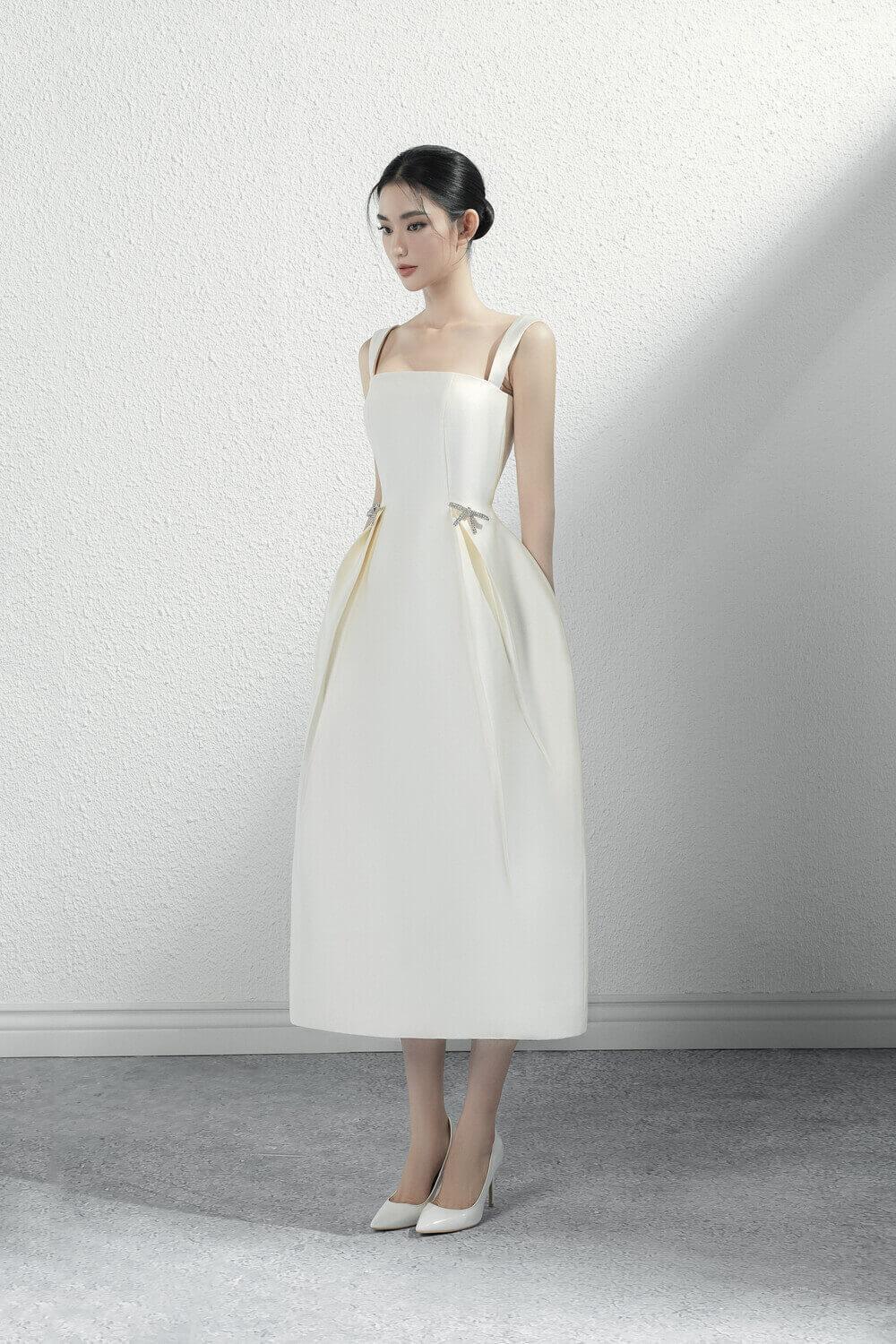 Elodie Strappy Midi Dress - MEAN BLVD