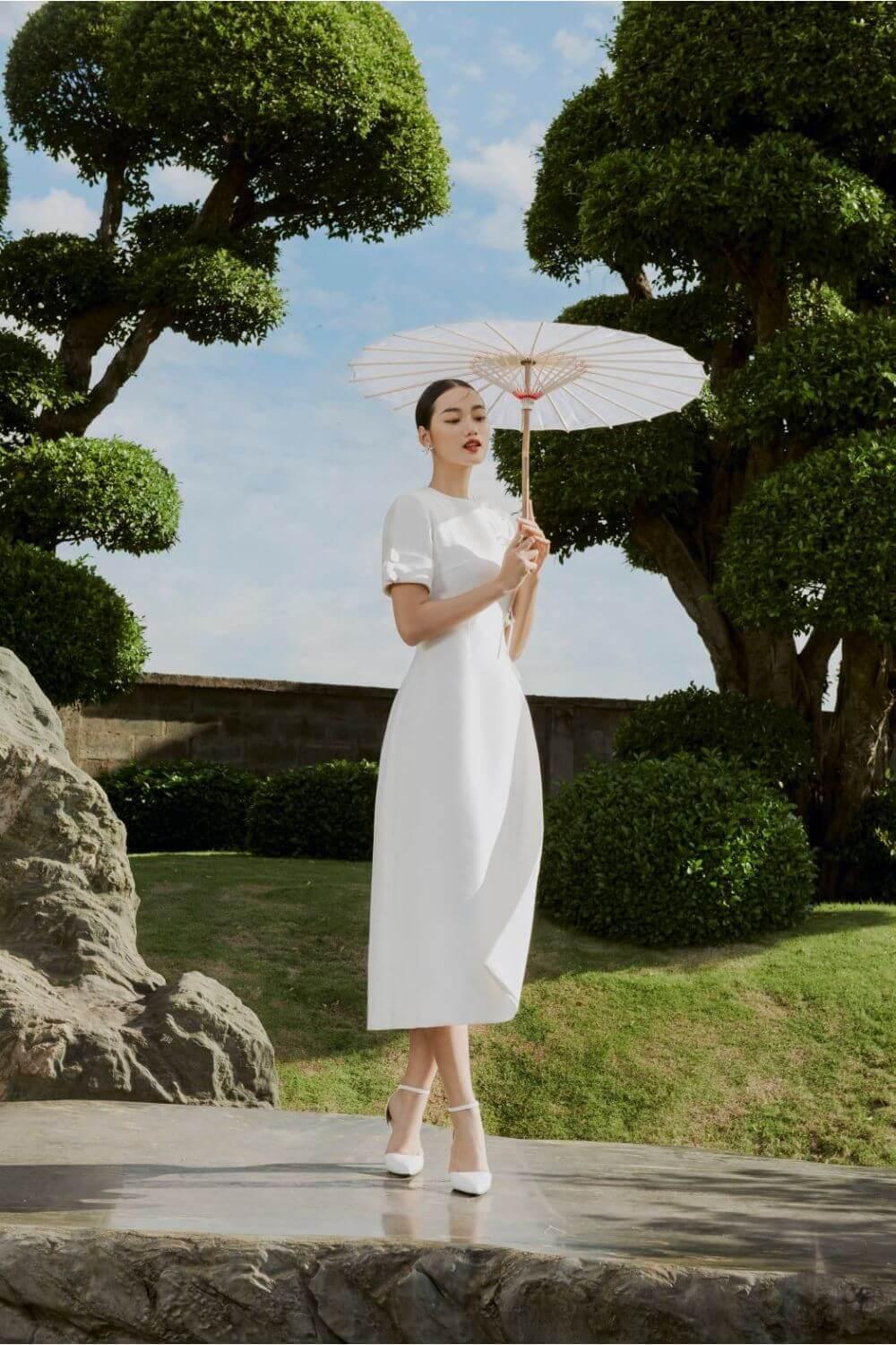 Emma Folded Sleeves Dress MEAN BLVD