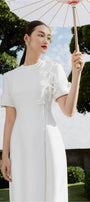 Emma Folded Sleeves Dress MEAN BLVD