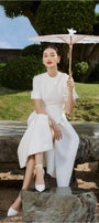 Emma Folded Sleeves Dress MEAN BLVD