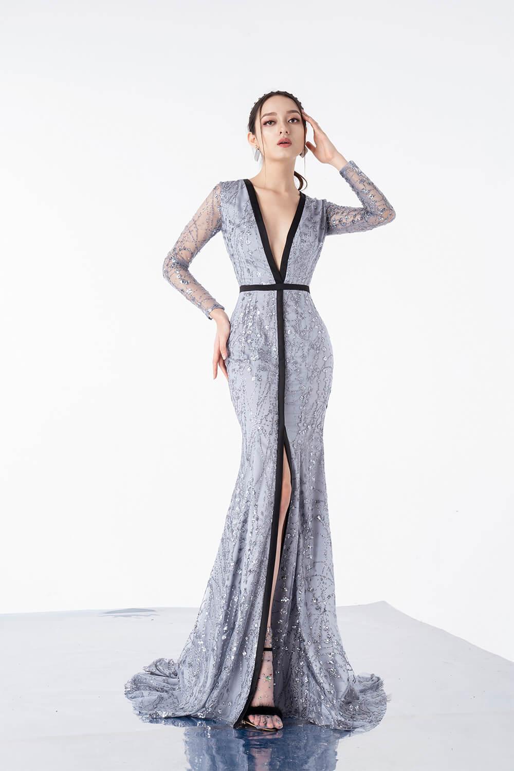 Esme Deep V-Neck Dress MEAN BLVD