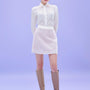 Eva A-line High Waist Wool Mini Skirt MEAN BLVD