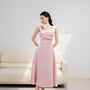 Evelyn A-line Strappy Cotton Midi Dress MEAN BLVD
