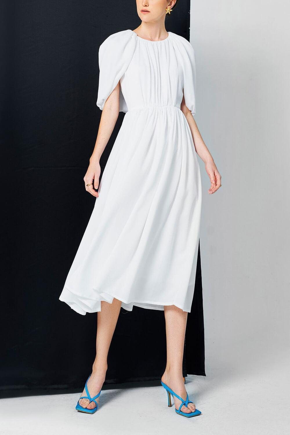 Falabelle Cape Shoulder Dress MEAN BLVD