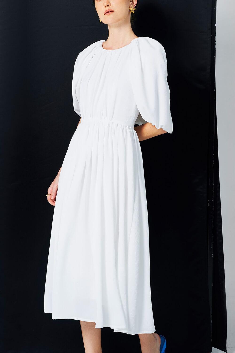 Falabelle Cape Shoulder Dress MEAN BLVD