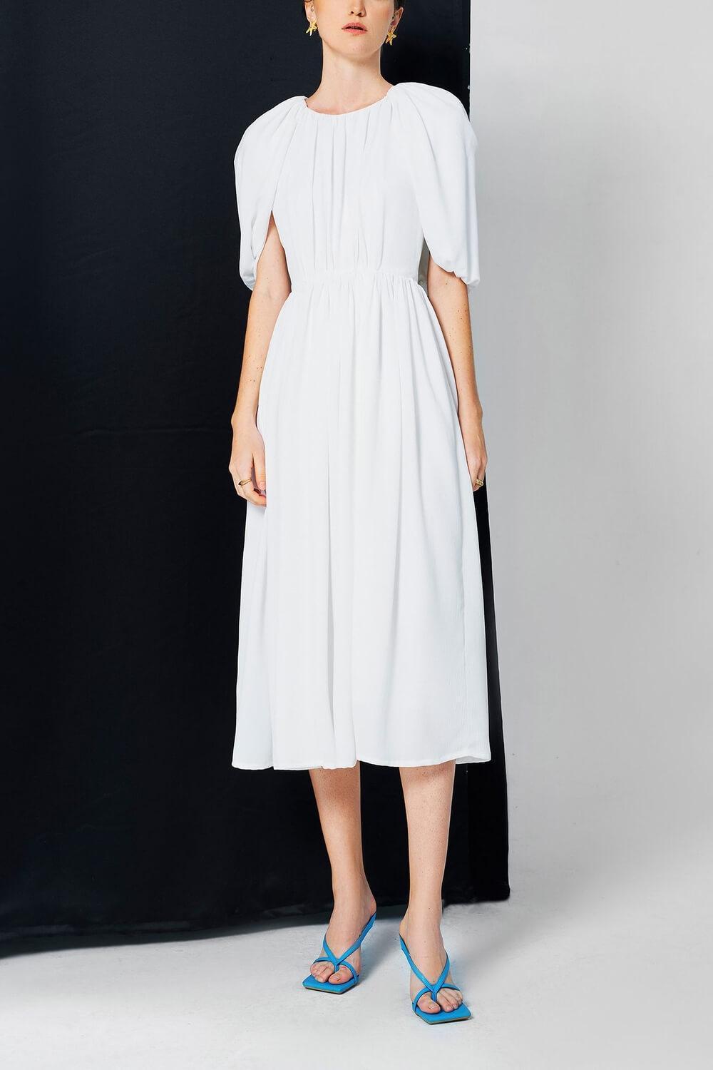 Falabelle Cape Shoulder Dress MEAN BLVD