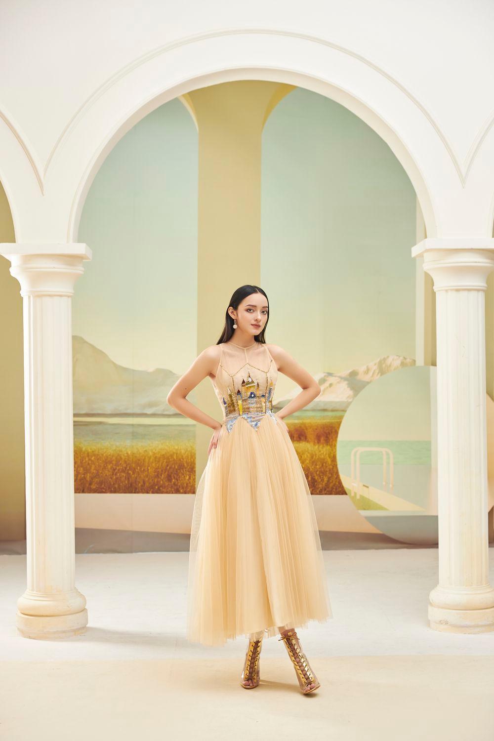 Falcon Ruffle Layered Dress MEAN BLVD