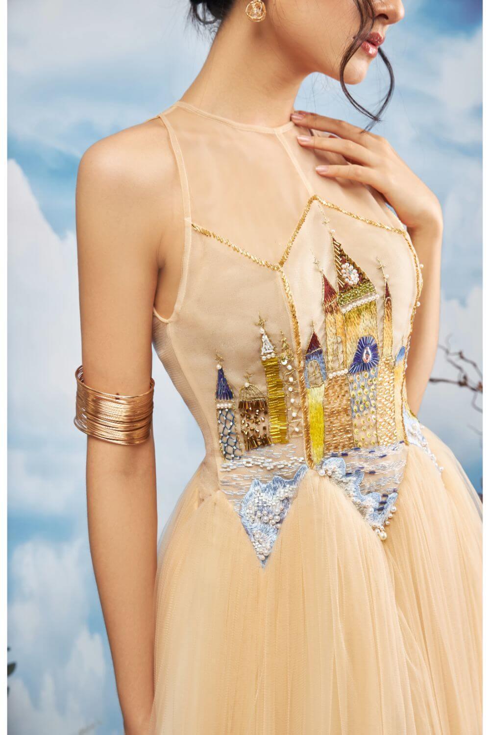 Falcon Ruffle Layered Dress MEAN BLVD