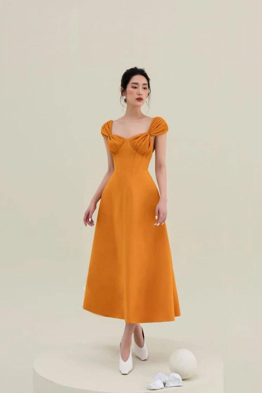 Farah Knotted Midi Dress | MEAN BLVD