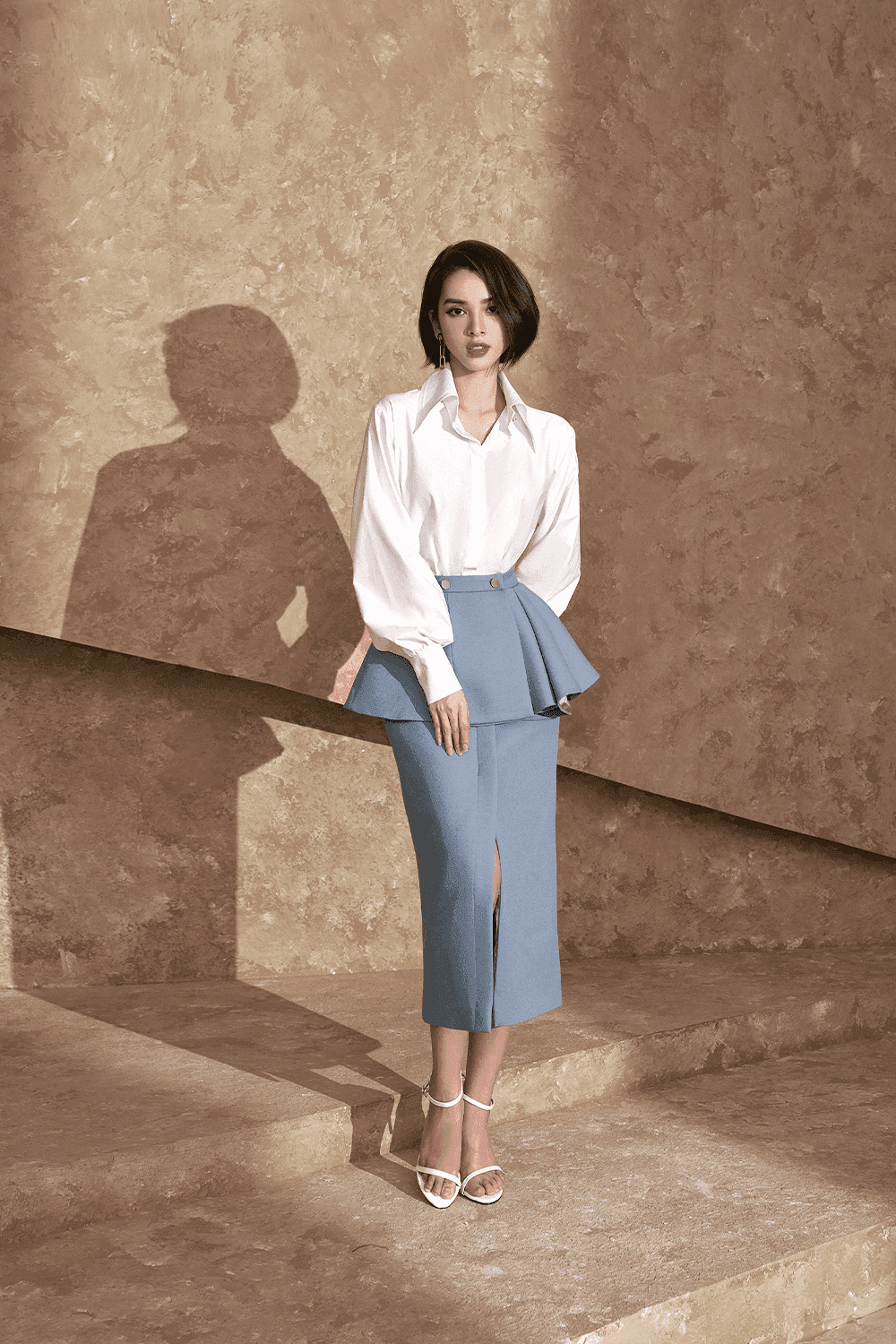 Feni Peplum Skirt Cover MEAN BLVD